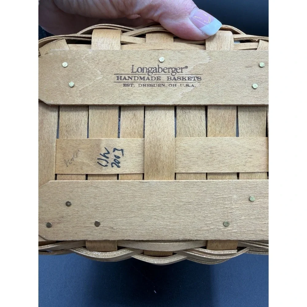 Longaberger 2003 CC 5‑Year Anniversary Combo Basket Set 🧺🎉 Classic Collectible